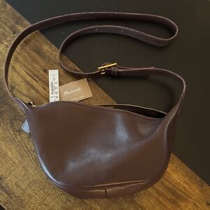 Madewell Chocolate Leather Crossbody Bag